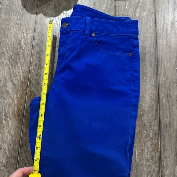 Talbots Signature Slim Crop Vibrant Blue Jeans - Picture 8 of 12
